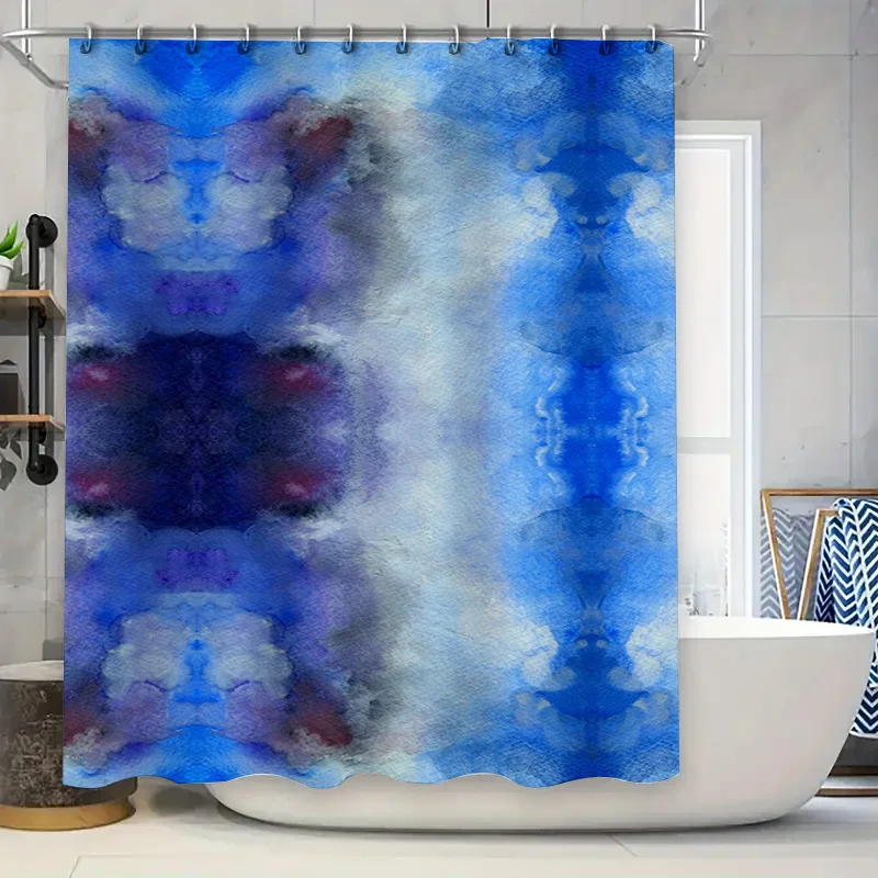 Синяя акварельная занавеска для ванны с рисунком водопада, занавеска для душа, прочная ткань для украшения ванной комнаты, простой монтажный комплект, вкл.
Синяя акварельная занавеска для ванны с рисунком водопада, занавеска для душа, прочная ткань для украшения ванной комнаты, простой монтажный комплект, вкл.
