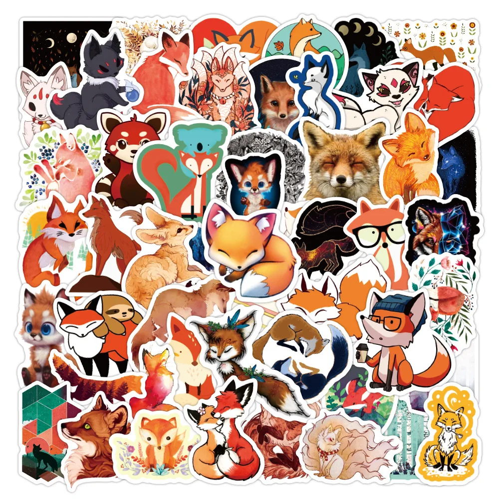 50Pcs Cute Fox Series Graffiti Stickers Suitable for Laptop Helmets Desktop Decoration DIY Stickers Toys Wholesale
50Pcs Cute Fox Series Graffiti Stickers Suitable for Laptop Helmets Desktop Decoration DIY Stickers Toys Wholesale