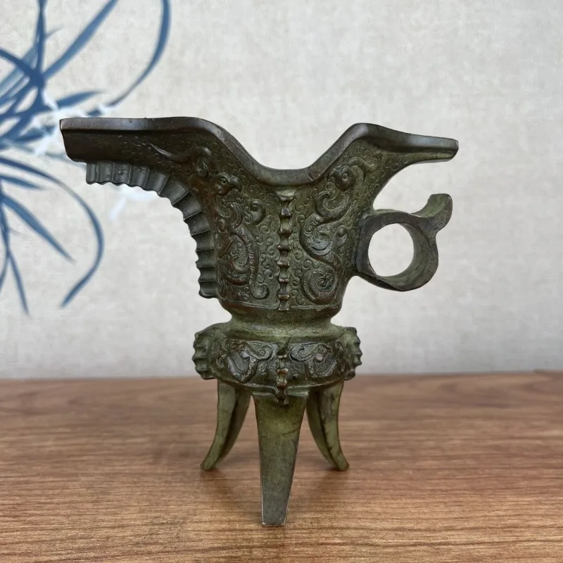 Chinese Ancient Elephant Trunk Ear Wine Decanters Glasses Sculpture Desktop Decorations Home Decor Ornaments
Chinese Ancient Elephant Trunk Ear Wine Decanters Glasses Sculpture Desktop Decorations Home Decor Ornaments