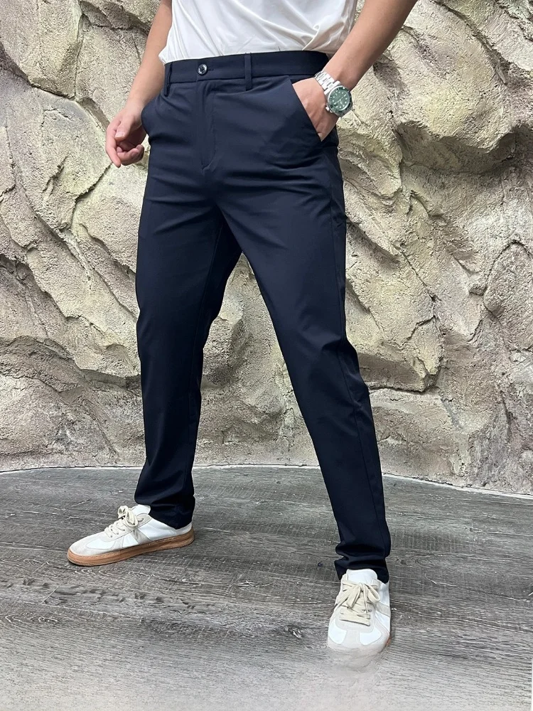 Six-Dimensional Elastic Lightweight Technology Men's Business Commuter Casual Pants Breathable Straight Leg Pants
Six-Dimensional Elastic Lightweight Technology Men's Business Commuter Casual Pants Breathable Straight Leg Pants