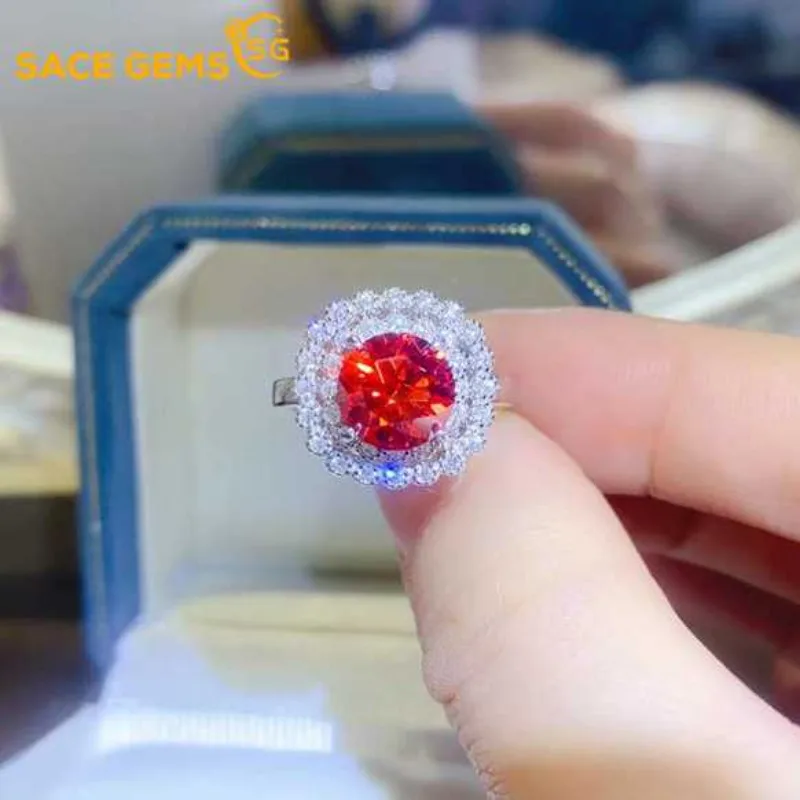 SACE GEMS GRA Certified 2ct Moissanite Ring S925 Sterling Sliver Plated 18k White Gold Wedding Luxury Jewelry Rings for Woman
SACE GEMS GRA Certified 2ct Moissanite Ring S925 Sterling Sliver Plated 18k White Gold Wedding Luxury Jewelry Rings for Woman