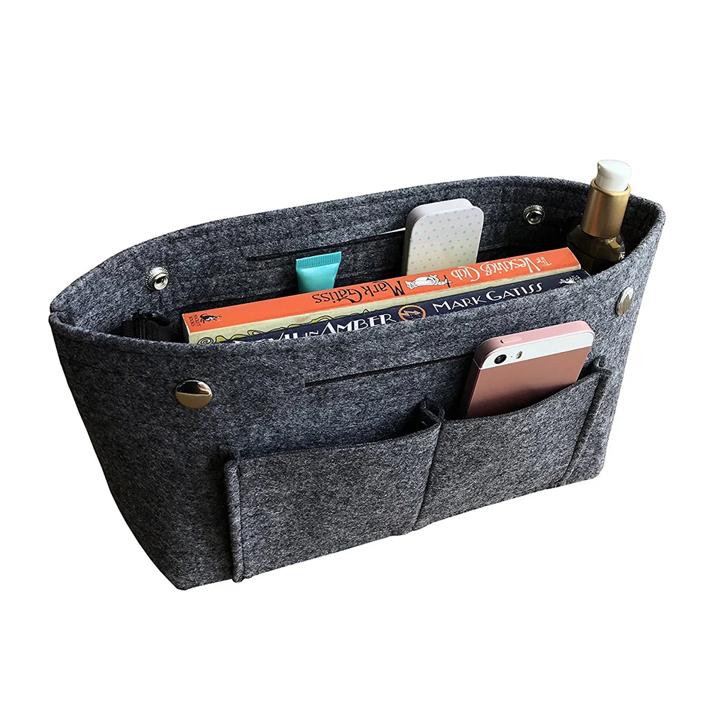 Felt Storage Bag Handbag Inner Pouch Compact Grey Large Capacity Cosmetics ganizer Travel Camping Makeup Accessories Tote Insert
Felt Storage Bag Handbag Inner Pouch Compact Grey Large Capacity Cosmetics ganizer Travel Camping Makeup Accessories Tote Insert