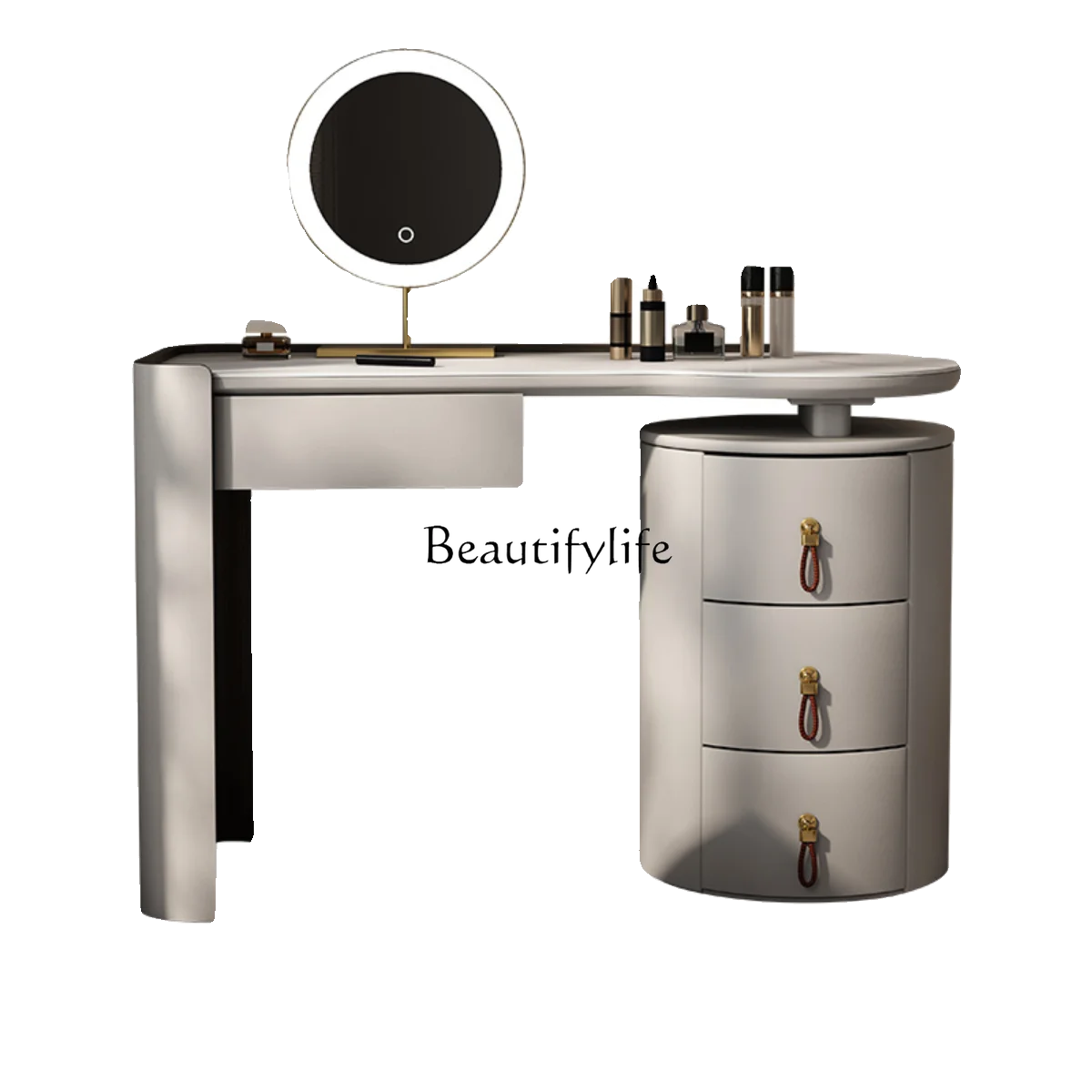 Light luxury modern minimalist high-end saddle leather rock slab dresser bedroom bedside solid wood makeup table
Light luxury modern minimalist high-end saddle leather rock slab dresser bedroom bedside solid wood makeup table