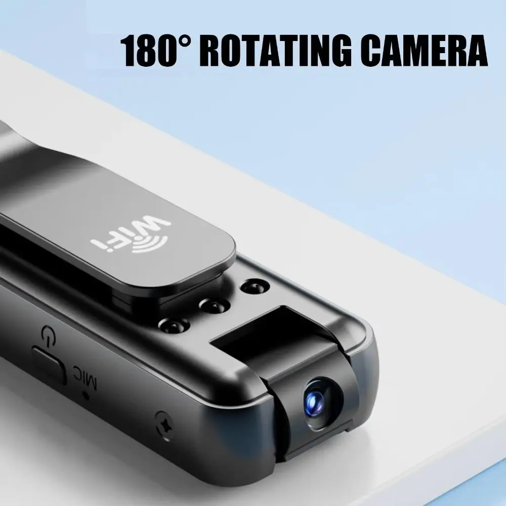 180 Rotating Small Digital Video Recorder Night Vision with Video DV HD Mini Camera All in One Machine Recording Function
180 Rotating Small Digital Video Recorder Night Vision with Video DV HD Mini Camera All in One Machine Recording Function