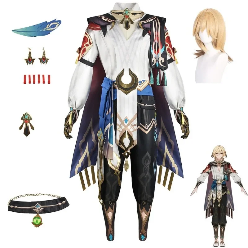 Game Genshin Impact Kaveh Cosplay Costume Outfit Accessories Uniform Halloween Kaveh Outfits for Anime Comic Con Party Clothes
Game Genshin Impact Kaveh Cosplay Costume Outfit Accessories Uniform Halloween Kaveh Outfits for Anime Comic Con Party Clothes