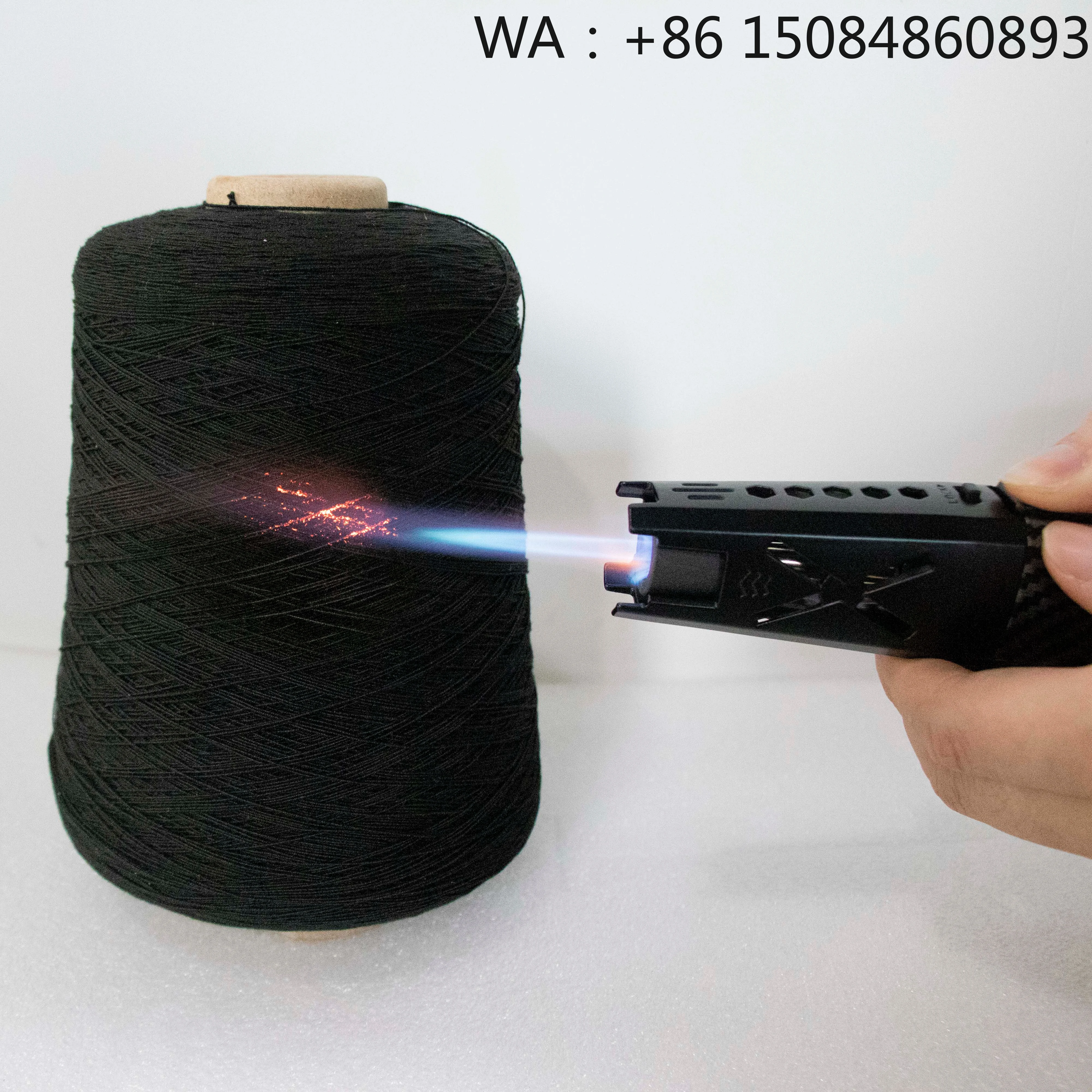 30s/2 black carbon fiber yarn, flame retardant and non-combustible, LOI 40+, eco-friendly material for textile spinning produc
30s/2 black carbon fiber yarn, flame retardant and non-combustible, LOI 40+, eco-friendly material for textile spinning produc