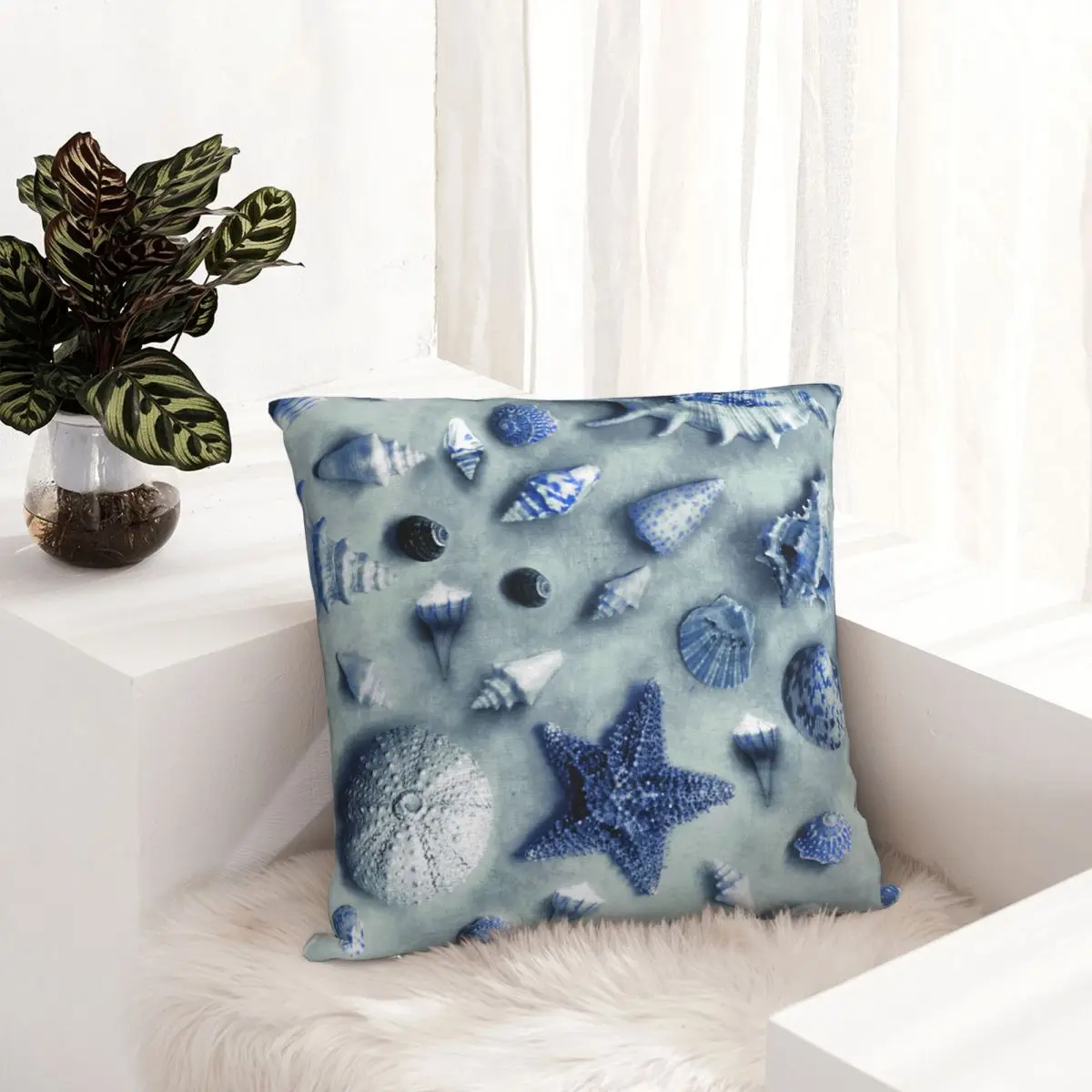 Coastal Starfish And Seashells Beach Pillowcase Printed Cushion Cover Decorations Sea Style Pillow Case Cover Home Zippered
Coastal Starfish And Seashells Beach Pillowcase Printed Cushion Cover Decorations Sea Style Pillow Case Cover Home Zippered