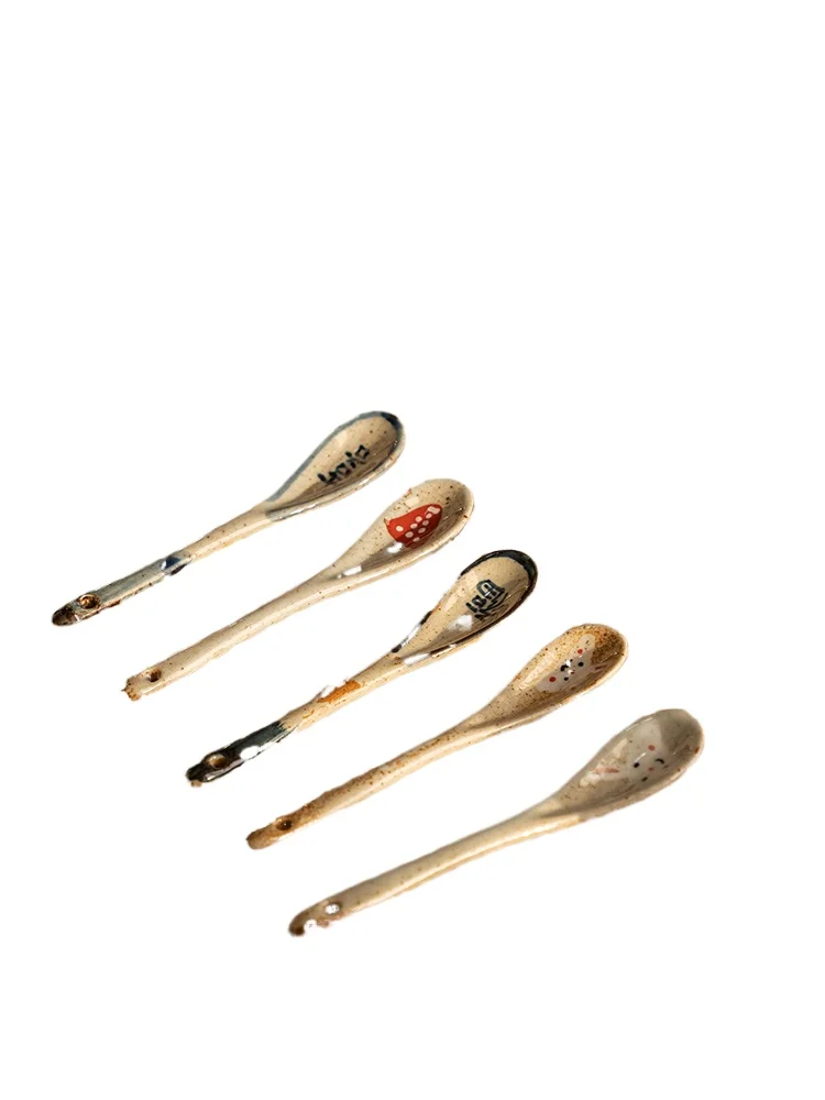 *Handmade Japanese Retro Long Handle Spoon Coffee Spoon Premium Ceramic Stirring Spoon Ceramic Coffee Cup Merchandise
*Handmade Japanese Retro Long Handle Spoon Coffee Spoon Premium Ceramic Stirring Spoon Ceramic Coffee Cup Merchandise