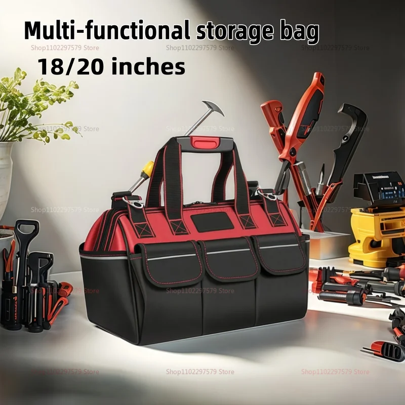 1680D Оксфордская сумка для инструментов, водонепроницаемый органайзер для рабочих гаечных ключей для электрика, сверхмощная сумка для хранения для профессионалов
1680D Оксфордская сумка для инструментов, водонепроницаемый органайзер для рабочих гаечных ключей для электрика, сверхмощная сумка для хранения для профессионалов