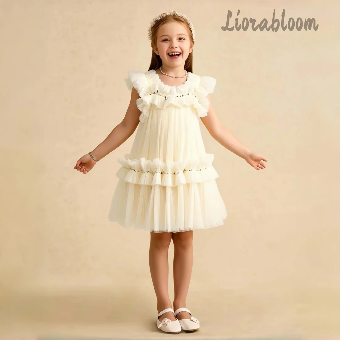 Custom Made Girls' Tulle Dresses Collection Flower Girl Gowns Women's Wedding Party Attire Dress свадебное платье
Custom Made Girls' Tulle Dresses Collection Flower Girl Gowns Women's Wedding Party Attire Dress свадебное платье