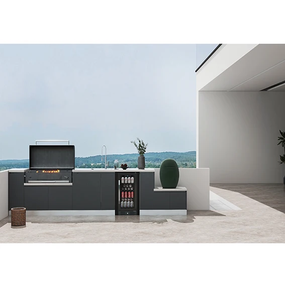 Kitchen Full Set Modern Smart Outdoor Stainless Steel with Built-in Refrigerator and BBQ Grill for Home and Garden 
Kitchen Full Set Modern Smart Outdoor Stainless Steel with Built-in Refrigerator and BBQ Grill for Home and Garden