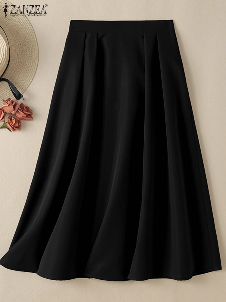 2025 ZANZEA Summer Casual Solid Skirt Women Pleated Work Skirt Elegant High Waist Party Jupes Stylish A Line Holiday Vestidos
2025 ZANZEA Summer Casual Solid Skirt Women Pleated Work Skirt Elegant High Waist Party Jupes Stylish A Line Holiday Vestidos