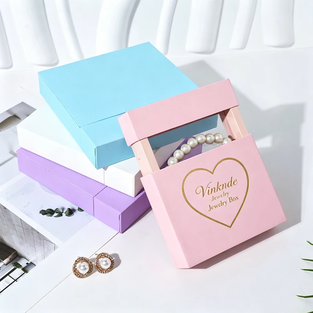 50Pcs Custom Logo Double Open PE Film Suspended Closure Jewelry Box with Anti-Oxidation Storage for Rings Necklaces Earrings Oil
50Pcs Custom Logo Double Open PE Film Suspended Closure Jewelry Box with Anti-Oxidation Storage for Rings Necklaces Earrings Oil