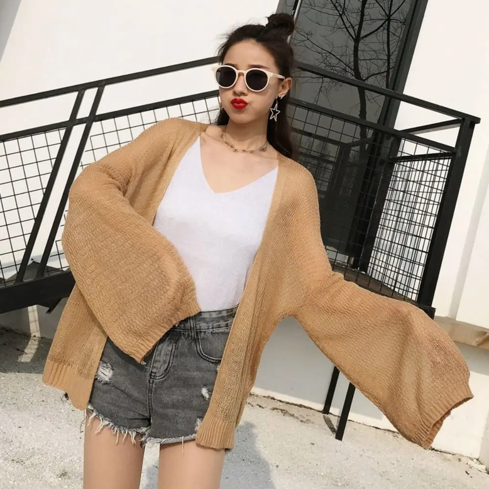 Sweet See Through Hollow Crochet Cardigan Thin Long Sleeves Knitted Crochet Top Loose Shawl Sun Protection Top Streetwear
Sweet See Through Hollow Crochet Cardigan Thin Long Sleeves Knitted Crochet Top Loose Shawl Sun Protection Top Streetwear