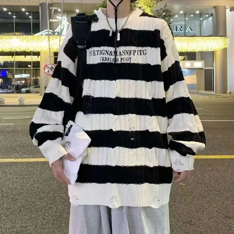 Свободный мужской вязаный свитер круглого цвета Ne Winter Faion, большой размер 300, корейский Sle Lazy Sle с ромбовидным узором Long Sve
Свободный мужской вязаный свитер круглого цвета Ne Winter Faion, большой размер 300, корейский Sle Lazy Sle с ромбовидным узором Long Sve