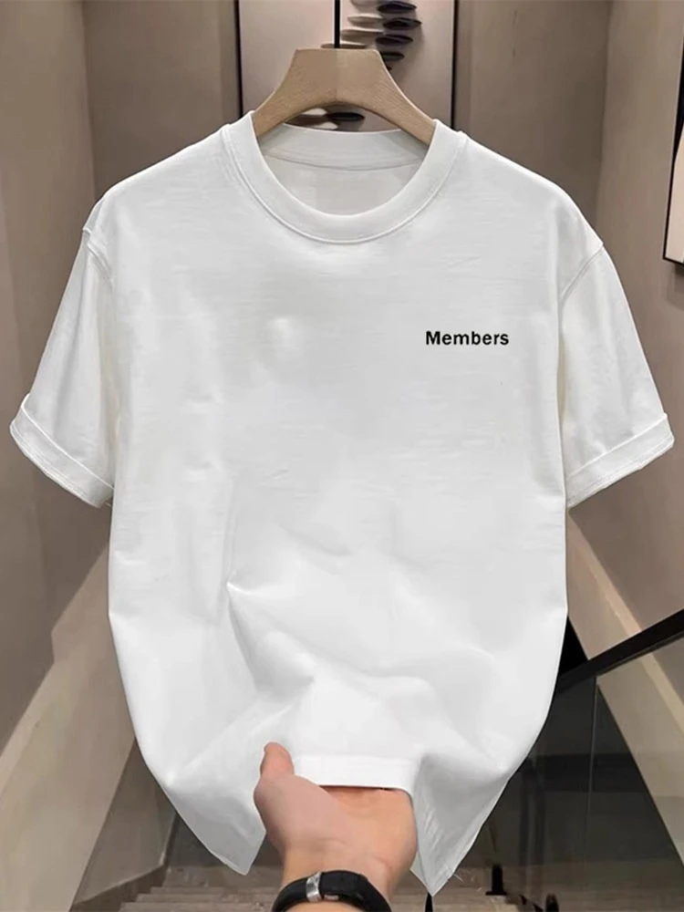 2026 Pure Cotton Fashionally Simple T-Shirt - Casual Lettered Print - Summer Versatile Short-Sleeved Round-neck Top
2026 Pure Cotton Fashionally Simple T-Shirt - Casual Lettered Print - Summer Versatile Short-Sleeved Round-neck Top