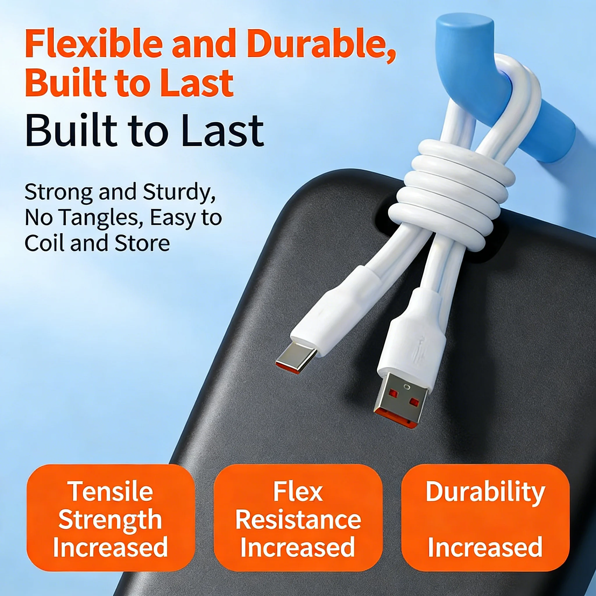 6A USB Type C Cable Super Fast Charging Data Cable Type-c Flash Charging Suitable For Samsung Huawei Xiaomi OPPO Vivo Data Cord
6A USB Type C Cable Super Fast Charging Data Cable Type-c Flash Charging Suitable For Samsung Huawei Xiaomi OPPO Vivo Data Cord