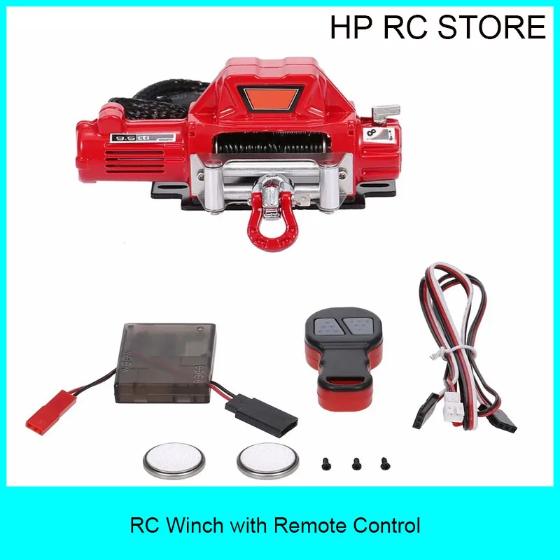 RC Metal Winch Wireless Remote Controller System for 1:10 RC Crawler Car Axial SCX10 90046 TRX4 TRX6 Gen8 Upgrade Parts
RC Metal Winch Wireless Remote Controller System for 1:10 RC Crawler Car Axial SCX10 90046 TRX4 TRX6 Gen8 Upgrade Parts