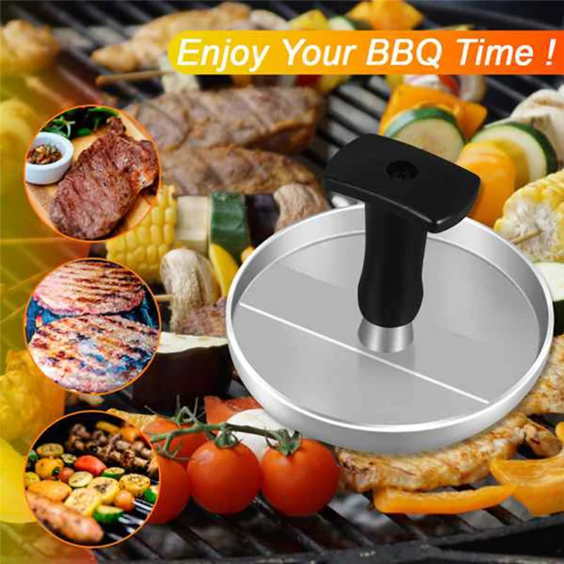 PORK-Burger Press 100 Patty Papers Set Grill Press Non-Stick Hamburger Mold With Wax Patty Paper Sheets Meat Beef Cheese
PORK-Burger Press 100 Patty Papers Set Grill Press Non-Stick Hamburger Mold With Wax Patty Paper Sheets Meat Beef Cheese