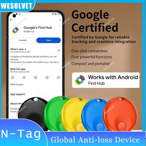 Tracker Tag For Google Find Hub Android Smart Activity Tracker Wearable Devices Android Finder Car Smart Electronics