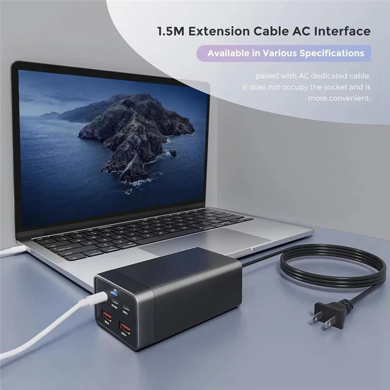 A25P 125W Gan Charger Desktop Fast Charger 5-In-1 PD65W Charger For Iphone15 14 13 Pro Max Xiaomi Samsung
A25P 125W Gan Charger Desktop Fast Charger 5-In-1 PD65W Charger For Iphone15 14 13 Pro Max Xiaomi Samsung