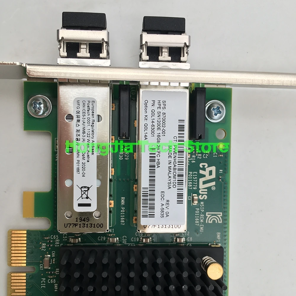 Карта HBA SN1200E Q0L14A 16 Гбит/с с двумя портами FC 870002-001, идеально работает
Карта HBA SN1200E Q0L14A 16 Гбит/с с двумя портами FC 870002-001, идеально работает