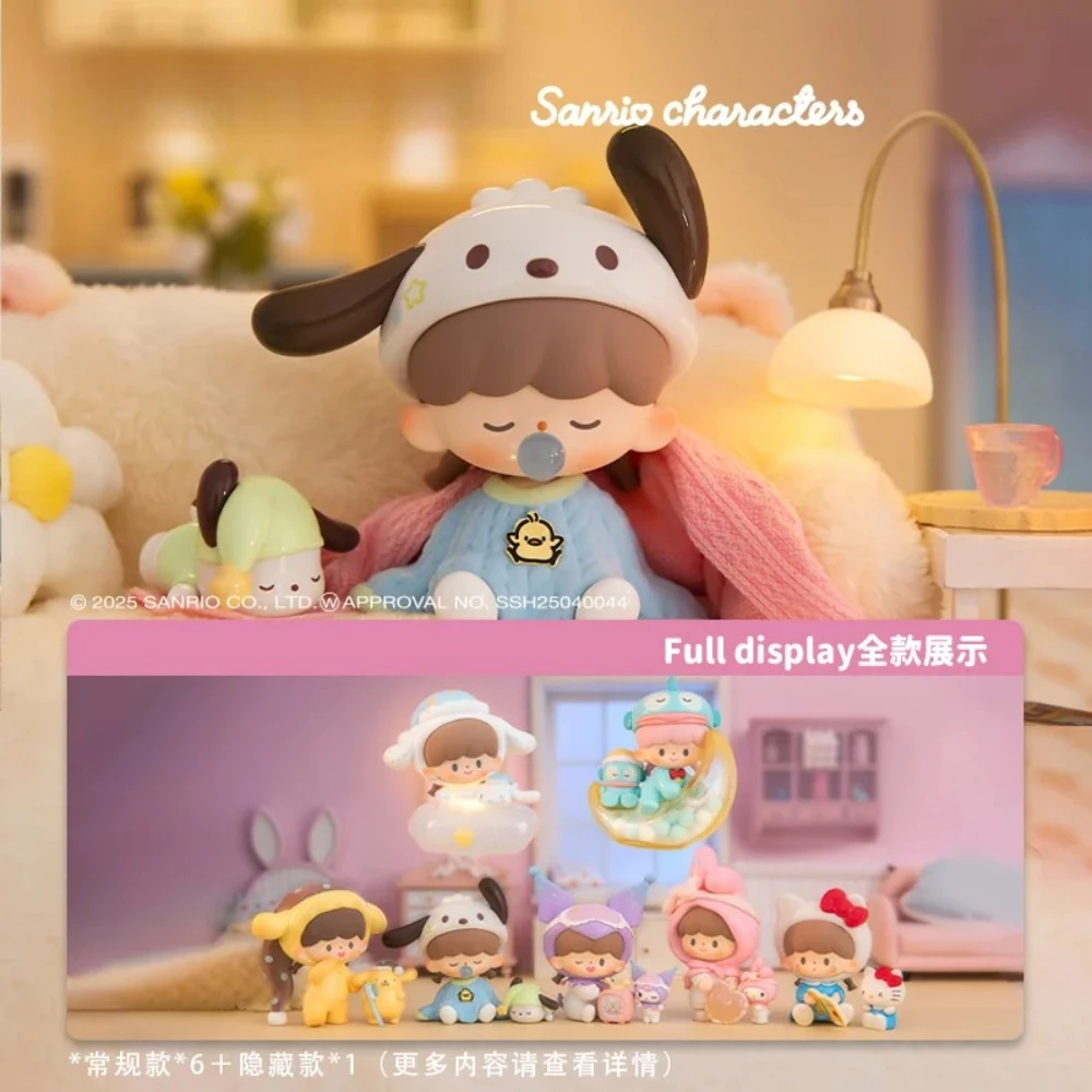 Персонажи Zzoton X Sanrio, подготовка перед сном, серия слепая коробка, милая фигурка, модель Kawaii, декор для стола, таинственный подарок для девочек
Персонажи Zzoton X Sanrio, подготовка перед сном, серия слепая коробка, милая фигурка, модель Kawaii, декор для стола, таинственный подарок для девочек