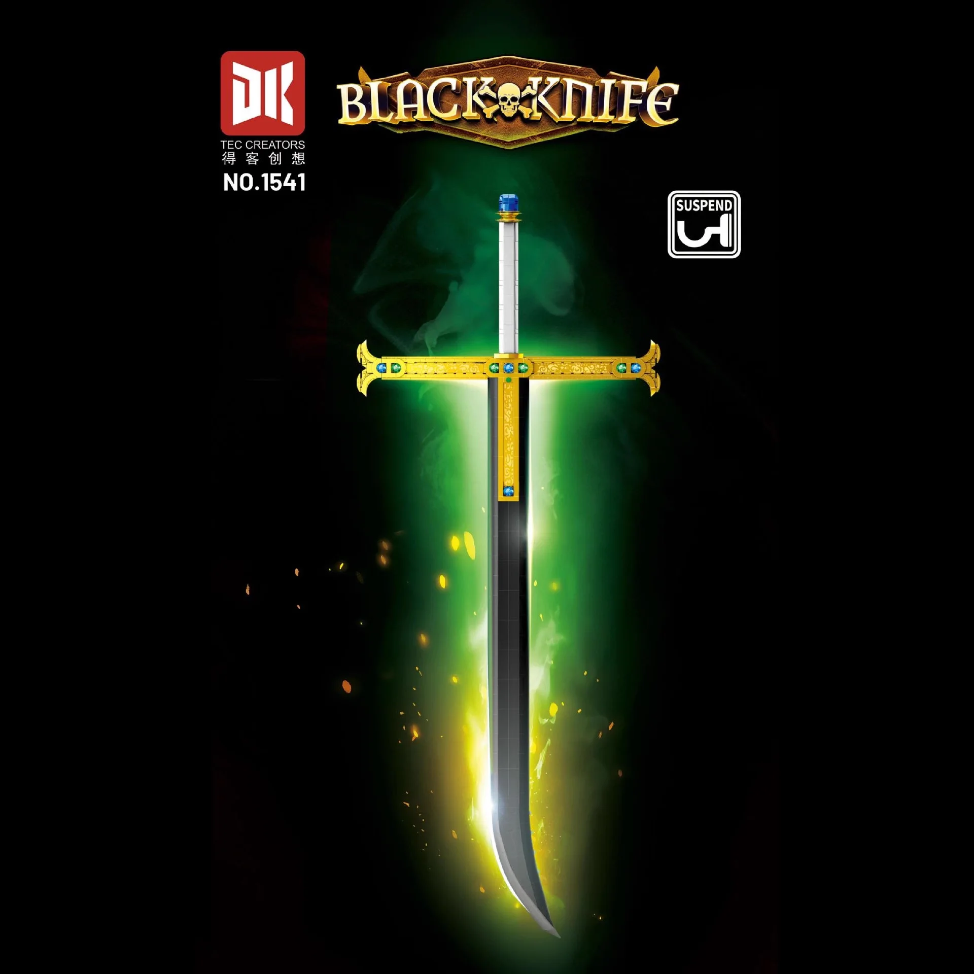 1241PCS DK1541 Black Sword Building Block Famous Film Darksaber Model Wall-mountable Ornaments Assembly Toy Kid Xmas Gifts
1241PCS DK1541 Black Sword Building Block Famous Film Darksaber Model Wall-mountable Ornaments Assembly Toy Kid Xmas Gifts