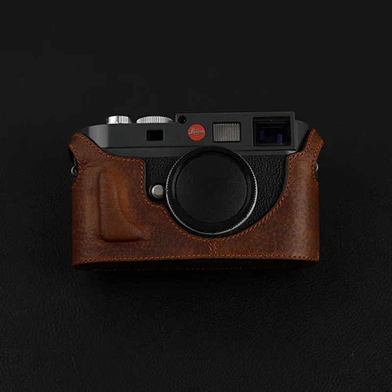 Handmade Genuine Leather Camera Half Case With Battery opending Door Design For Leica M8 M9 M9P M-E MM Typ220
Handmade Genuine Leather Camera Half Case With Battery opending Door Design For Leica M8 M9 M9P M-E MM Typ220
