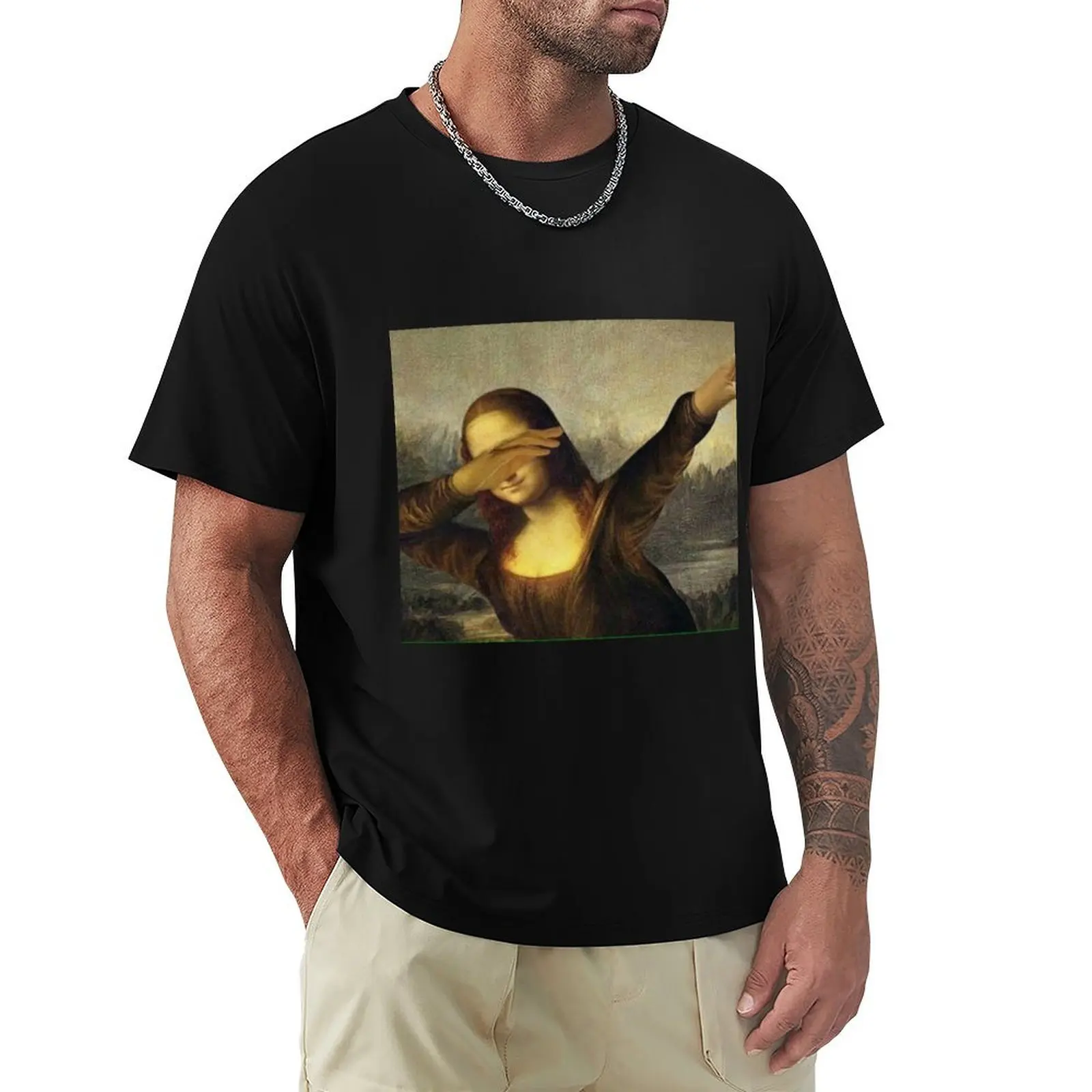 Meme - Mona Lisa Dab T-Shirt Cool Dry Performance T-Shirt
Meme - Mona Lisa Dab T-Shirt Cool Dry Performance T-Shirt