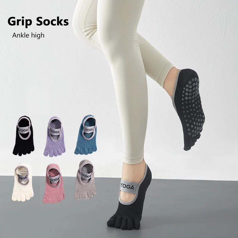 Non-Slip Grip Yoga Socks with Elastic Cuffs & Five-Toe Design, All-Season for Yoga, Pilates, Boxing, Dance & Indoor Sports
Non-Slip Grip Yoga Socks with Elastic Cuffs & Five-Toe Design, All-Season for Yoga, Pilates, Boxing, Dance & Indoor Sports
