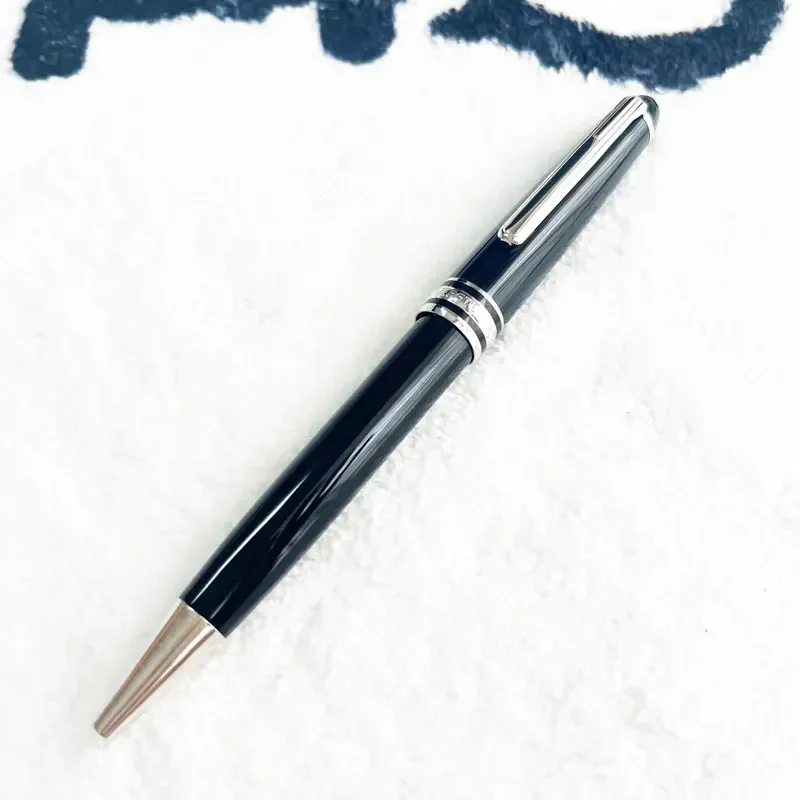 Monte Meisterstuck Collection Black Resin Ballpoint MB Rollerball Pens Platinum Coated Inlay Series Number 163 give Pen Blance
Monte Meisterstuck Collection Black Resin Ballpoint MB Rollerball Pens Platinum Coated Inlay Series Number 163 give Pen Blance