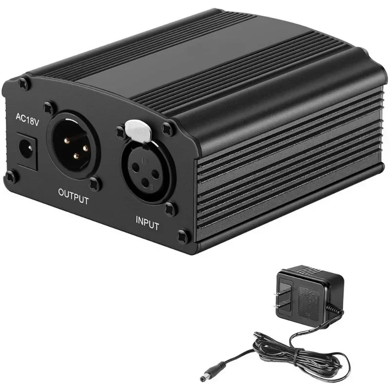phantom power 48V supply live broadcast sound card charger microphone power supply adapter condenser microphone
phantom power 48V supply live broadcast sound card charger microphone power supply adapter condenser microphone