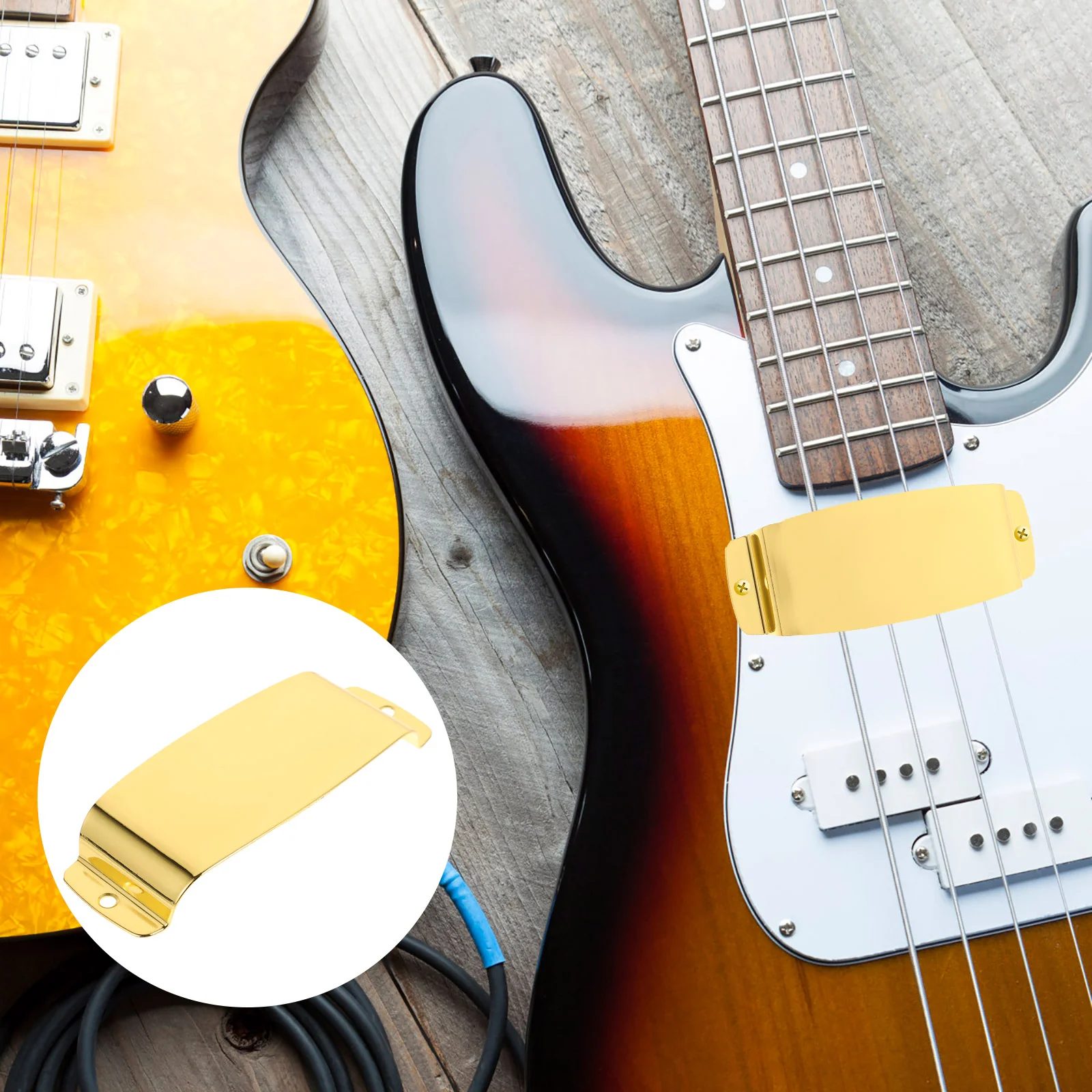 Bass Pickup Cover Black M01727 Protective Plate for Guitar Bridge Exquisite Zinc Alloy Easy Use Carry Space Saving Bass
Bass Pickup Cover Black M01727 Protective Plate for Guitar Bridge Exquisite Zinc Alloy Easy Use Carry Space Saving Bass