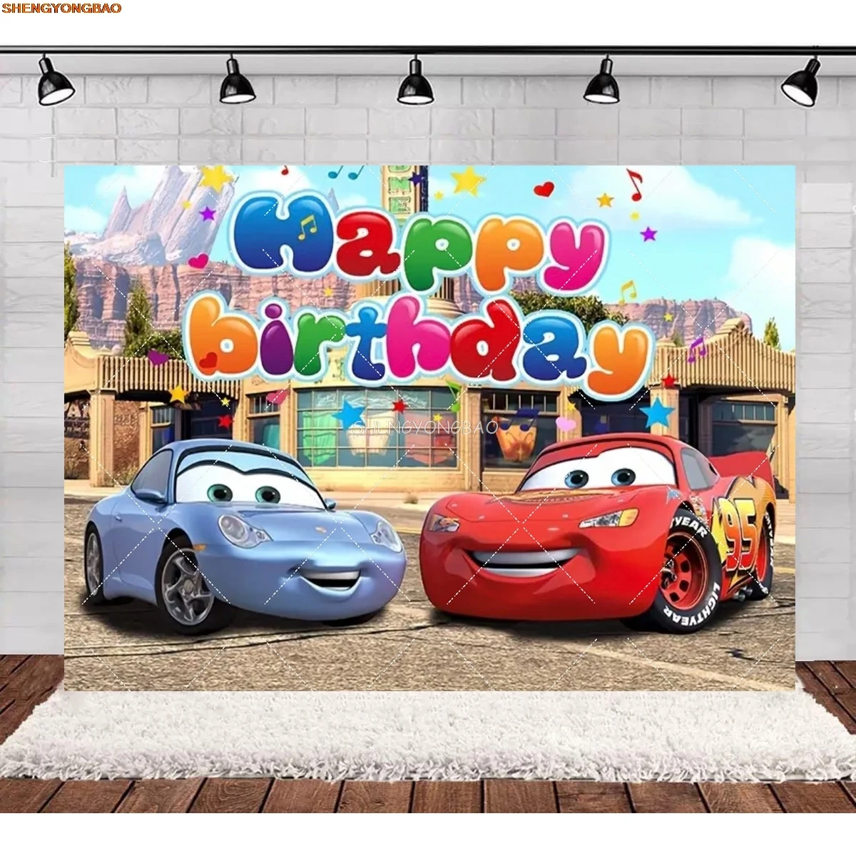 Disney Pixar Cars Lightning Mcqueen Racing Birthday Party Background Kids Gifts Children Baby Shower Photography Backdrops XZ-02
Disney Pixar Cars Lightning Mcqueen Racing Birthday Party Background Kids Gifts Children Baby Shower Photography Backdrops XZ-02