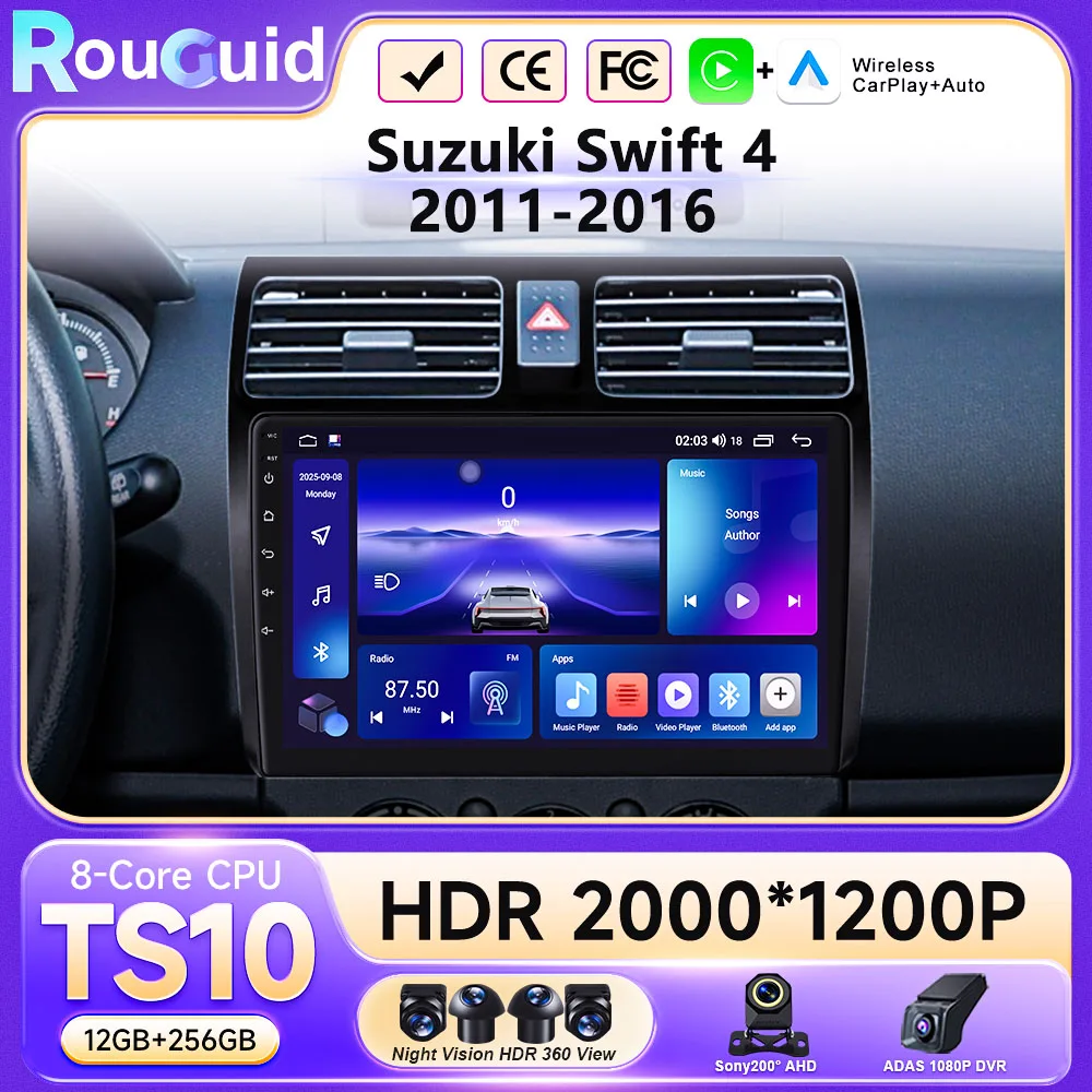 Android 16 Car Radio Stereo For Suzuki Swift 4 2011 2012 2013 2014 -2016 Multimedia Video Player 2 Din Auto Audio G Stereo Audio
Android 16 Car Radio Stereo For Suzuki Swift 4 2011 2012 2013 2014 -2016 Multimedia Video Player 2 Din Auto Audio G Stereo Audio