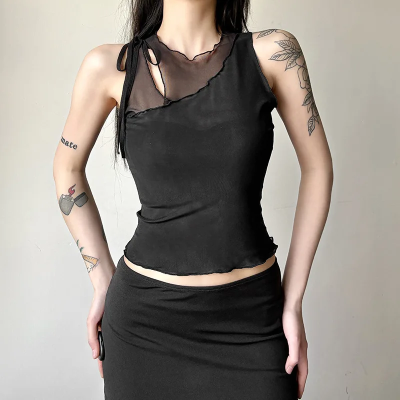 2025 Summer Tanks Tops Women O-neck Slim New Stylish Sexy Sleeveless Solid Color Spliced Navel-Exposed Tee Woman Clothing
2025 Summer Tanks Tops Women O-neck Slim New Stylish Sexy Sleeveless Solid Color Spliced Navel-Exposed Tee Woman Clothing