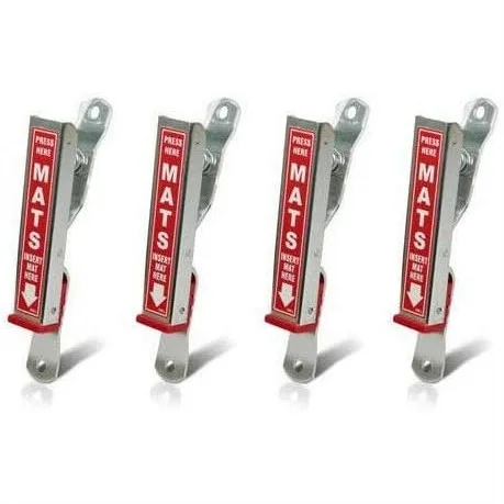 Heavy-Duty Car Wash Mat Clamps for Cleaning & Drying – Rust-Resistant Aluminum Wall Mountable – Holds All Floor Mats – Red, 4
Heavy-Duty Car Wash Mat Clamps for Cleaning & Drying – Rust-Resistant Aluminum Wall Mountable – Holds All Floor Mats – Red, 4