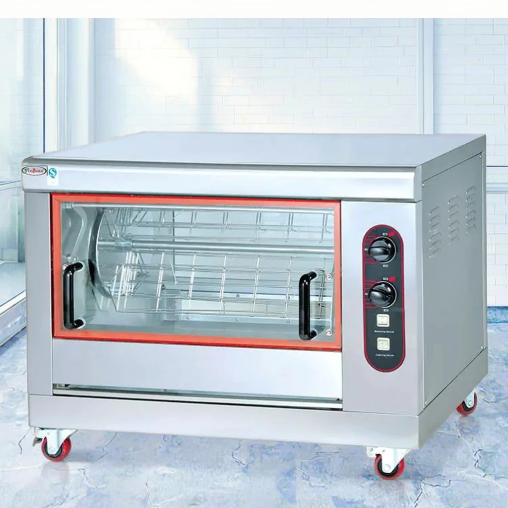 Оптовая продажа, вертикальная электрическая духовка для курицы из нержавеющей стали, коммерческое кухонное оборудование для жарки 12, целые курицы
Оптовая продажа, вертикальная электрическая духовка для курицы из нержавеющей стали, коммерческое кухонное оборудование для жарки 12, целые курицы