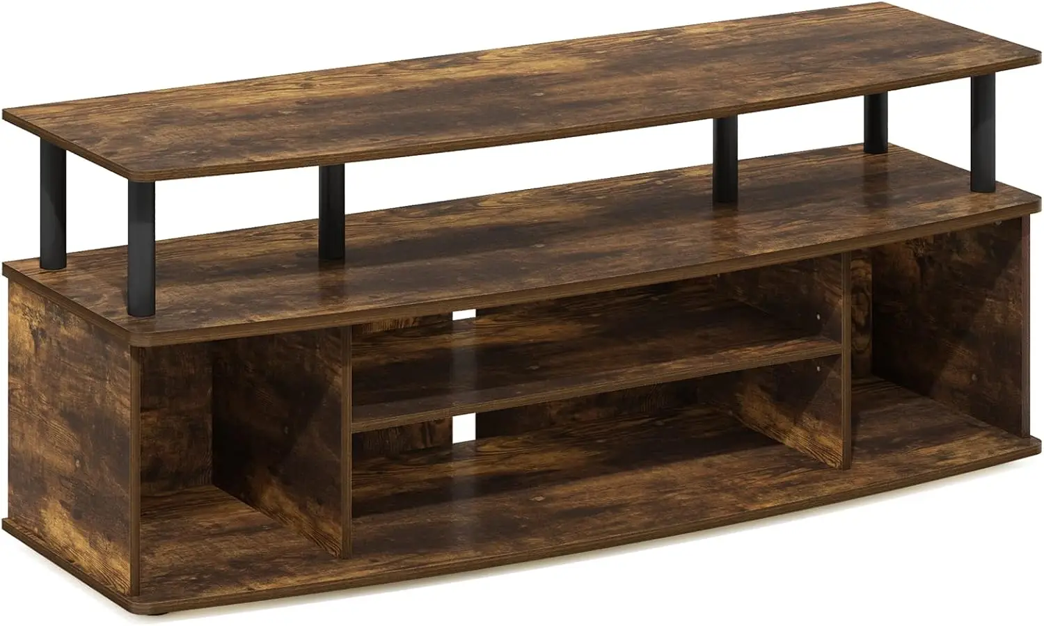 Large Entertainment Center Stand Unit/TV for up to 55 inch, for Living Room, Bedroom, Amber Pine/Black
Large Entertainment Center Stand Unit/TV for up to 55 inch, for Living Room, Bedroom, Amber Pine/Black
