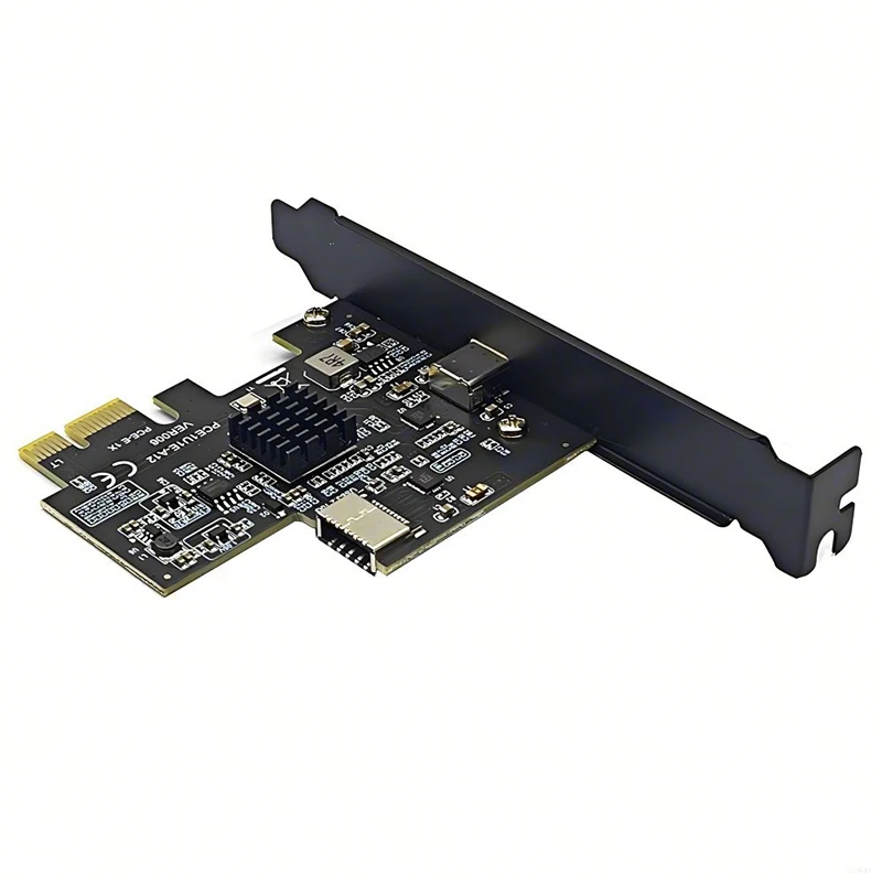PCI-E USB 3.2 Dual Type C HUB ASM3142 Chip PCIE USB Type C Expansion Card PCI Express 3.0 X1 to USB 3.2 Gen2 Type C + Type E 10G
PCI-E USB 3.2 Dual Type C HUB ASM3142 Chip PCIE USB Type C Expansion Card PCI Express 3.0 X1 to USB 3.2 Gen2 Type C + Type E 10G