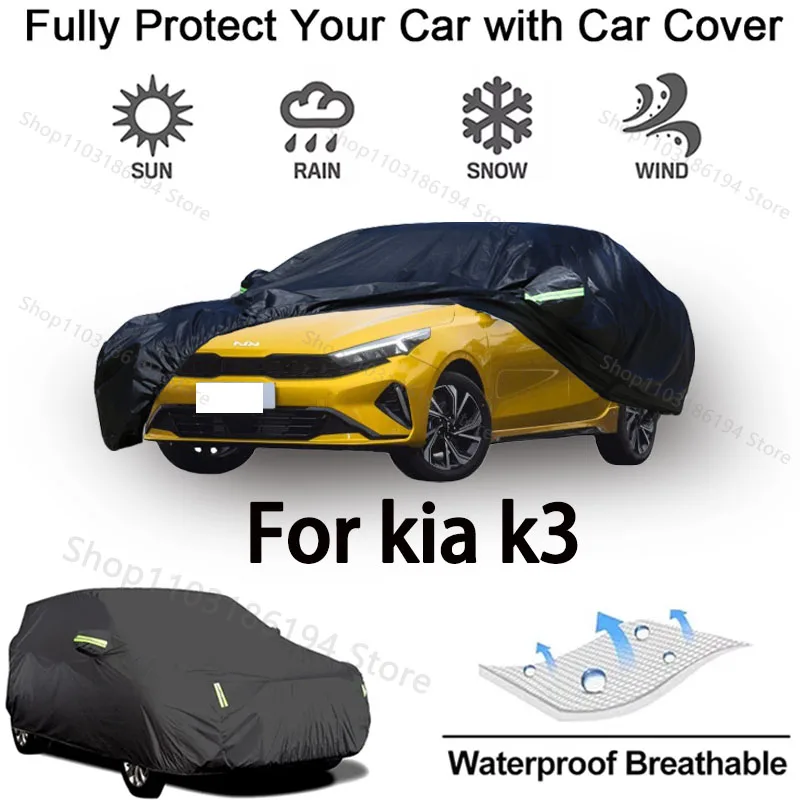 Full Car Cover For Kia K3 Outdoor Protective Gear-Snowproof, Sunshield, Waterproof and Dustproof Automobile Accessories
Full Car Cover For Kia K3 Outdoor Protective Gear-Snowproof, Sunshield, Waterproof and Dustproof Automobile Accessories