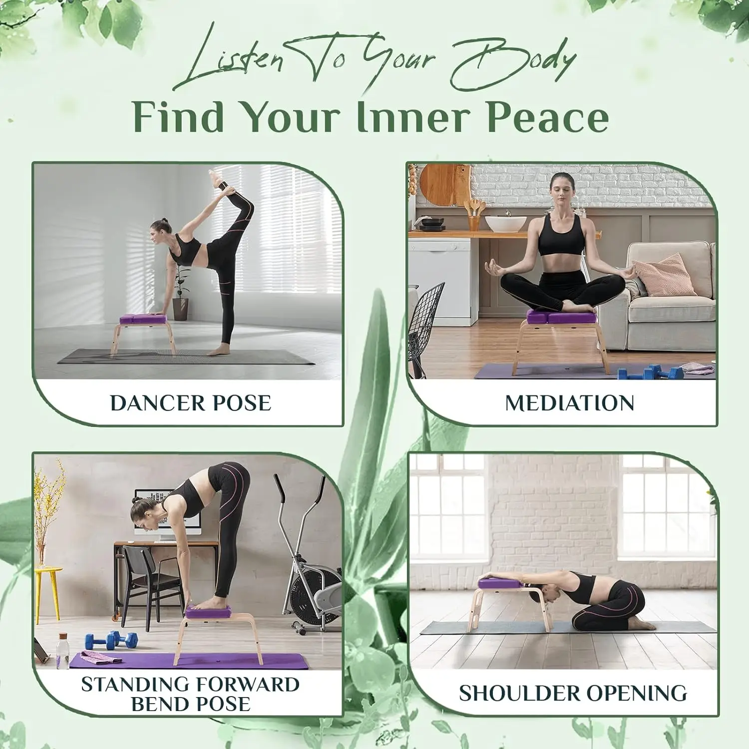 Оригинальная деревянная скамья для йоги 2026: стул для инверсии и укрепления тела
Оригинальная деревянная скамья для йоги 2026: стул для инверсии и укрепления тела