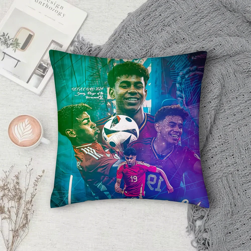 L-Lamine FootballStar y-Yamal 27 Pillow Case Square Double-Sided Printing Short Plush Sofa Cushion Cover Bedroom Bedside Pillow
L-Lamine FootballStar y-Yamal 27 Pillow Case Square Double-Sided Printing Short Plush Sofa Cushion Cover Bedroom Bedside Pillow