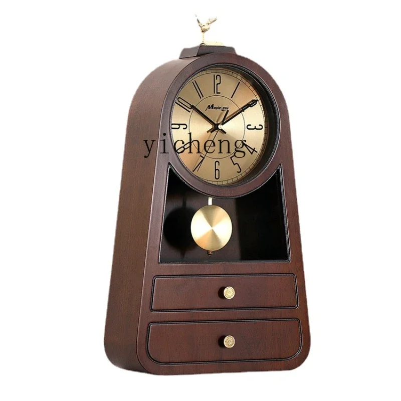 Household Solid Wood Desktop Clock Living Room Light Luxury and Simplicity Modern Clock Chinese Style
Household Solid Wood Desktop Clock Living Room Light Luxury and Simplicity Modern Clock Chinese Style