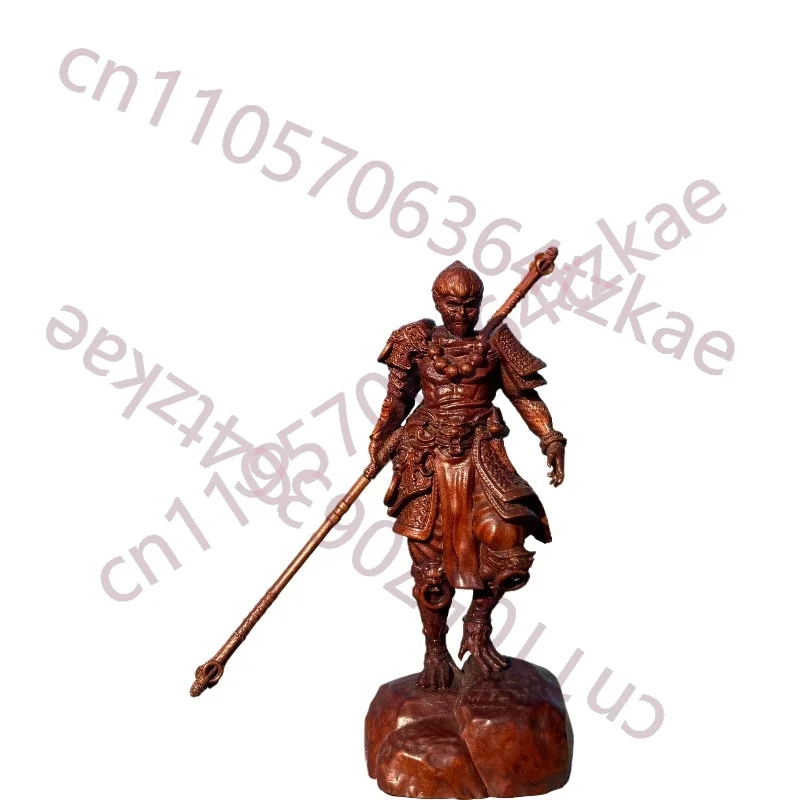 Hand-Carved Boxwood Monkey King Statue - 6.7" Figurine, The Great Sage Equal to Heaven, Home Decor, Game Fans Gift
Hand-Carved Boxwood Monkey King Statue - 6.7" Figurine, The Great Sage Equal to Heaven, Home Decor, Game Fans Gift