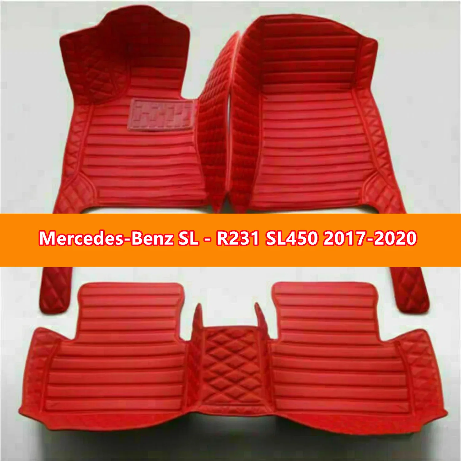 Автомобильные коврики для Mercedes-Benz SL-R231 SL450 2017-2020, кожаные коврики для автомобилей, аксессуары для ковров
Автомобильные коврики для Mercedes-Benz SL-R231 SL450 2017-2020, кожаные коврики для автомобилей, аксессуары для ковров