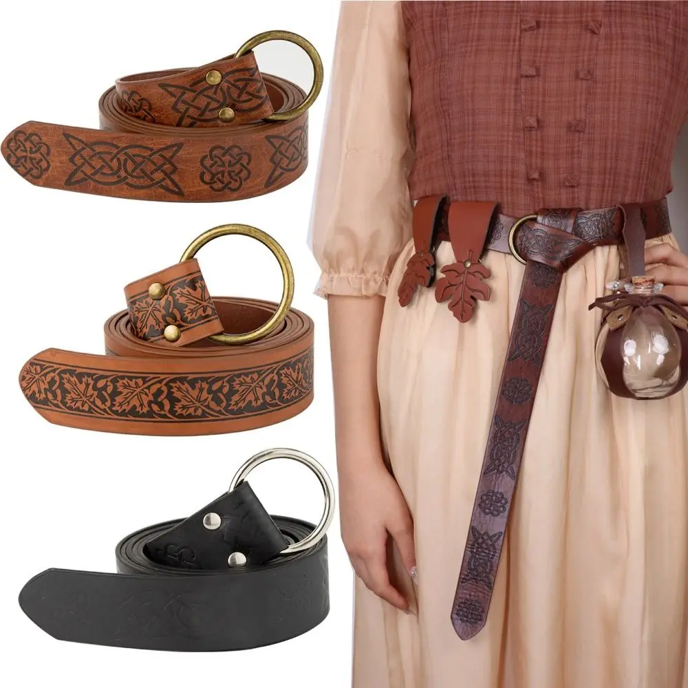 Европейский средневековый ретро пояс викингов, кельтский пояс, мужской кожаный средневековый пояс, аксессуары для костюмов для косплея с тиснением для приключений
Европейский средневековый ретро пояс викингов, кельтский пояс, мужской кожаный средневековый пояс, аксессуары для костюмов для косплея с тиснением для приключений