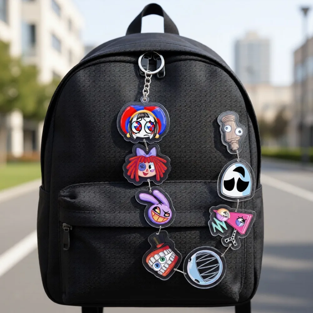 For TADC Pomni Jax Ragatha Gangle Zooble Kinger Caine Anime Peripheral Acrylic KeyChain Creativity Backpack Pendant Gift
For TADC Pomni Jax Ragatha Gangle Zooble Kinger Caine Anime Peripheral Acrylic KeyChain Creativity Backpack Pendant Gift