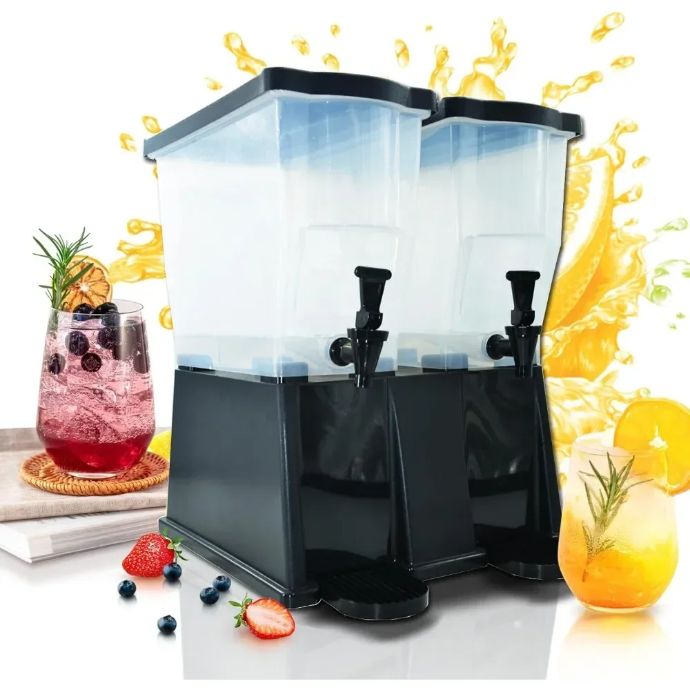 6 gallon iced beverage dispenser, commercial drink dispenser for parties, 22l plastic juice dispenser with spigot lid black bas
6 gallon iced beverage dispenser, commercial drink dispenser for parties, 22l plastic juice dispenser with spigot lid black bas
